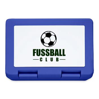 fussball club - Brotdose - Royalblau - Vorne