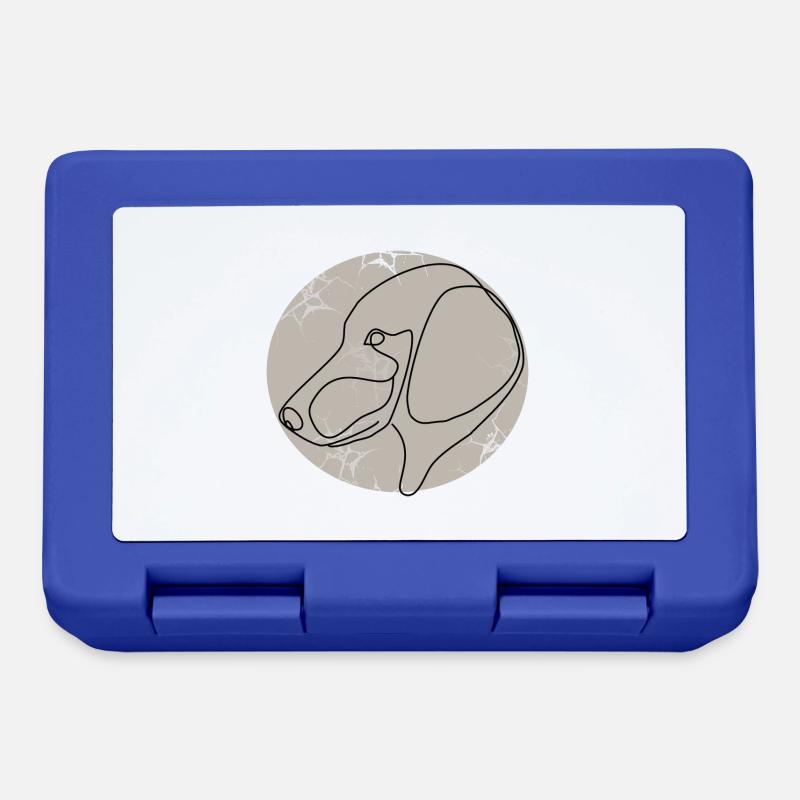 DACHSHUND - Lunchbox - royal blue