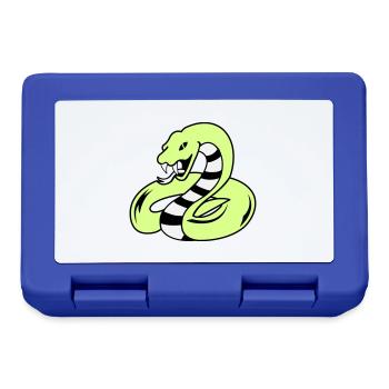 snake 02 - Brotdose - Royalblau - Vorne