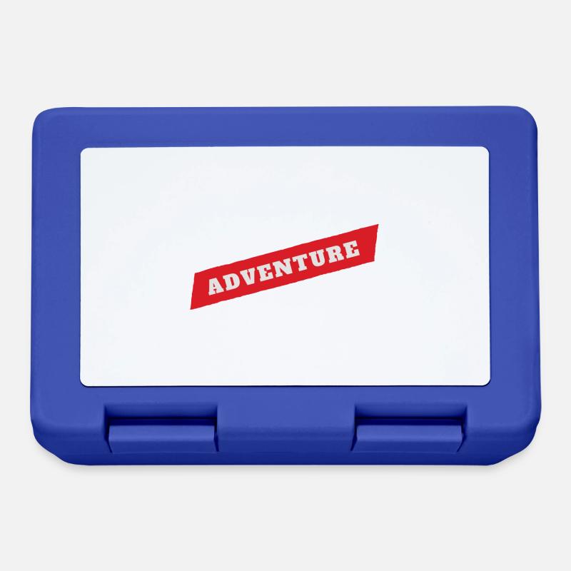 Aventure - Boîte à goûter - bleu royal
