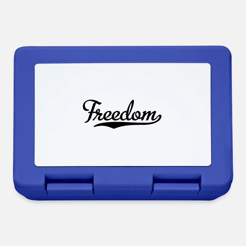 Liberté - Boîte à goûter - bleu royal