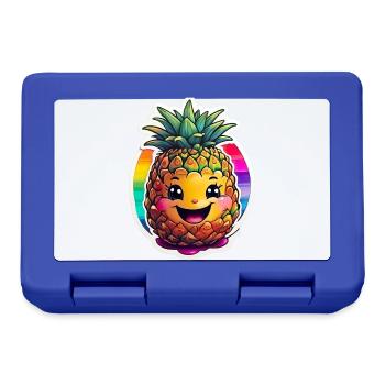 Mode & plus « Ananas » 🍍 - Boîte à goûter - bleu royal - Devant