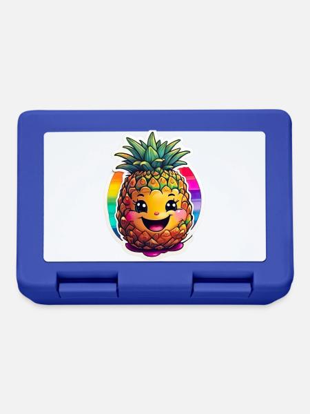 Mode & plus « Ananas » 🍍 - Boîte à goûter - bleu royal