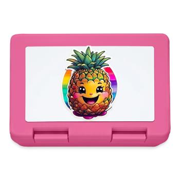 Fashion & more "Ananas" 🍍 - Brotdose - Pink - Vorne