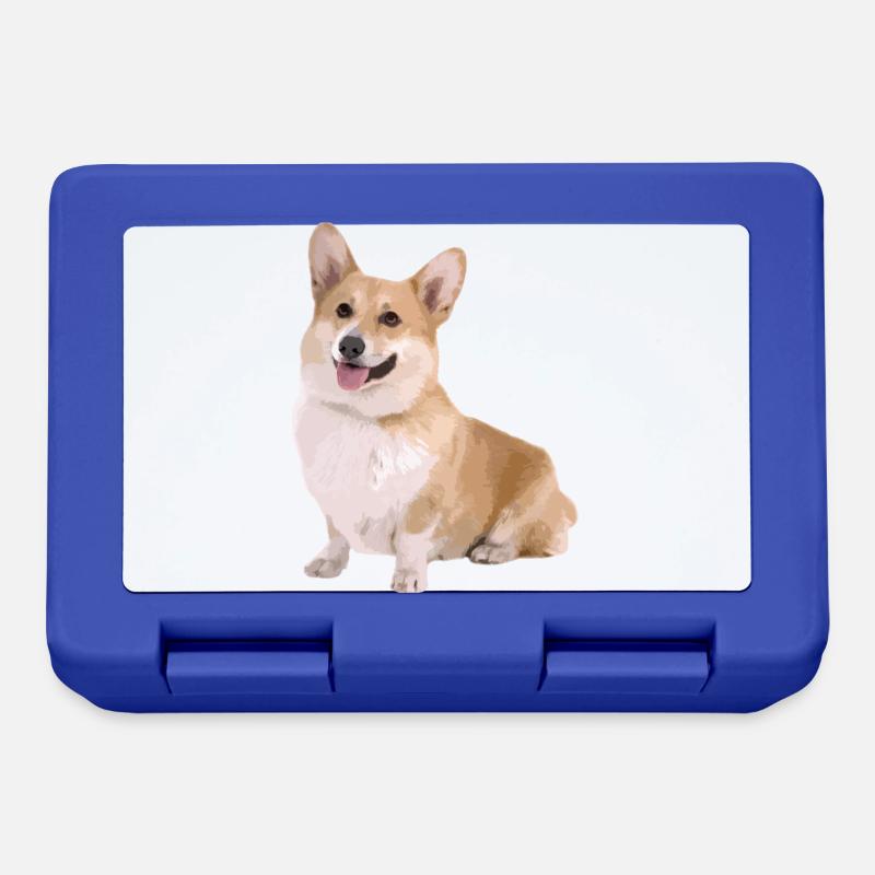 Corgi - Boîte à goûter - bleu royal
