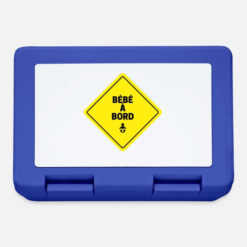Bébé à Bord - Boîte à goûter - bleu royal