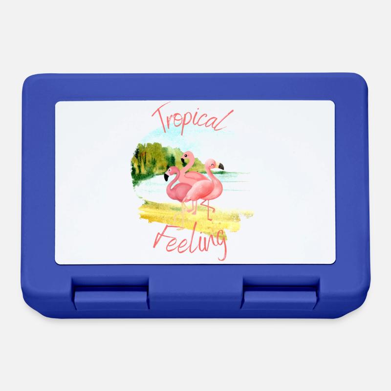 Tropical Feeling - Brotdose - Royalblau