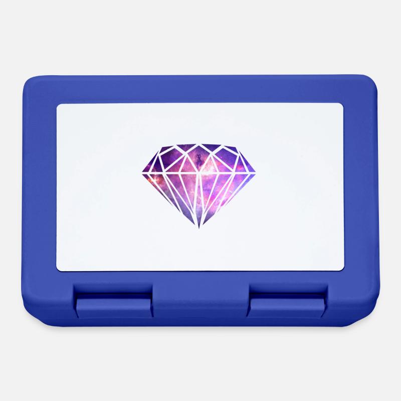 diamant diamant - Boîte à goûter - bleu royal