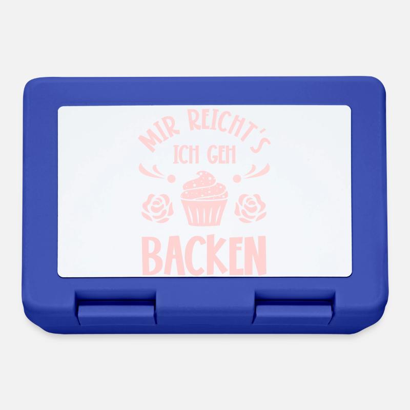 Backen Bäcker Bäckerin - Brotdose - Royalblau