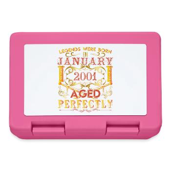 Januar 2001 - Geburtstag 2001 wurden Legenden geboren. - Brotdose - Pink - Vorne