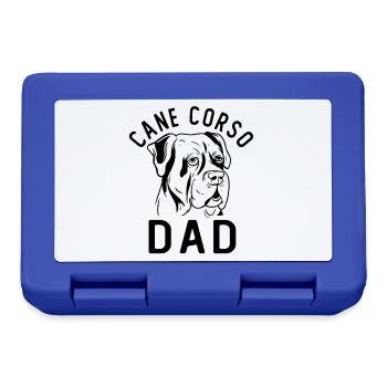 Cane Corso Dad - Brotdose - Royalblau - Vorne