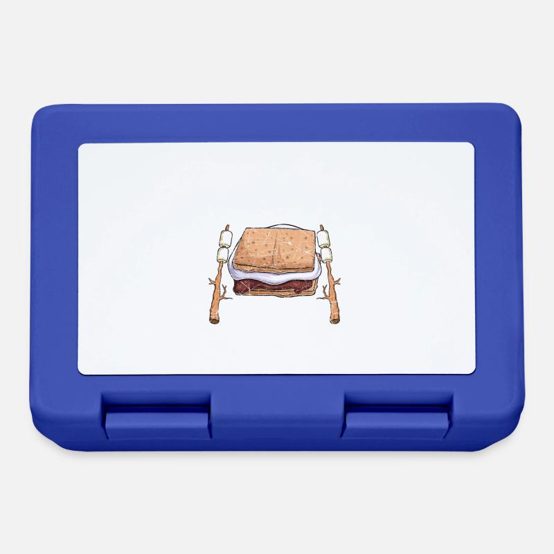 Official Smore Button Tester - Lunchbox - royal blue
