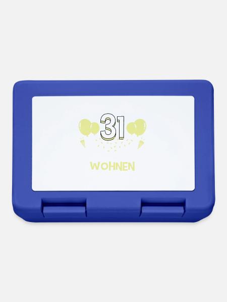 Endlich 31 Meine Eltern Wohnen noch bei mir - Brotdose - Royalblau