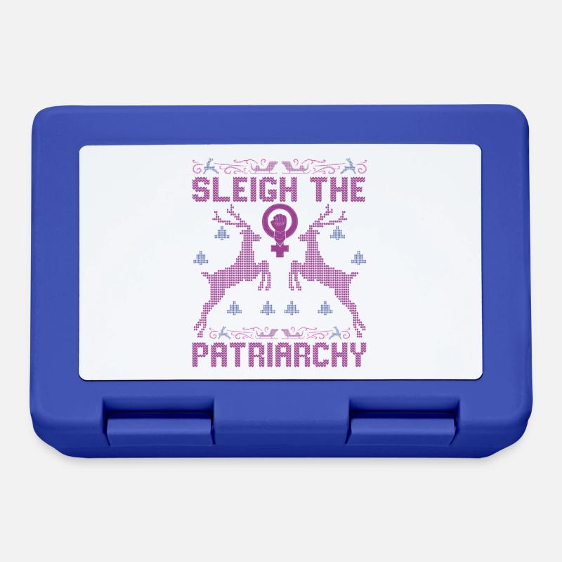 Sleigh The Patriarchy - Brotdose - Royalblau
