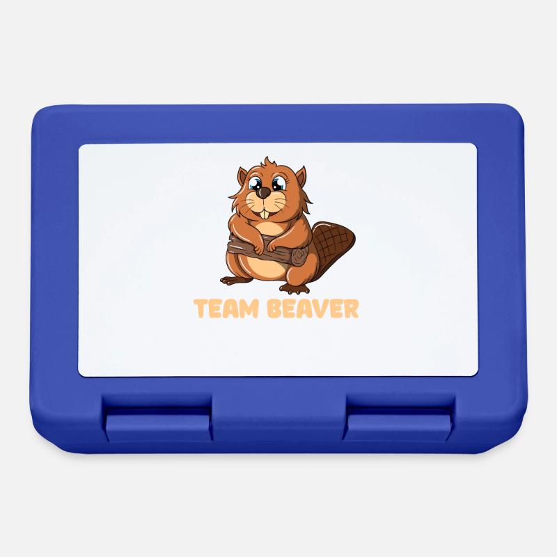 Team Beaver - Brotdose - Royalblau