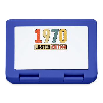 Edition limitée 1970 - Boîte à goûter - bleu royal - Devant