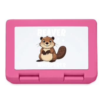 Beaver Whisperer - Lunchbox - pink - Front