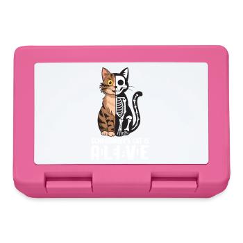 Schrödingers Katze Dead and Alive - Brotdose - Pink - Vorne