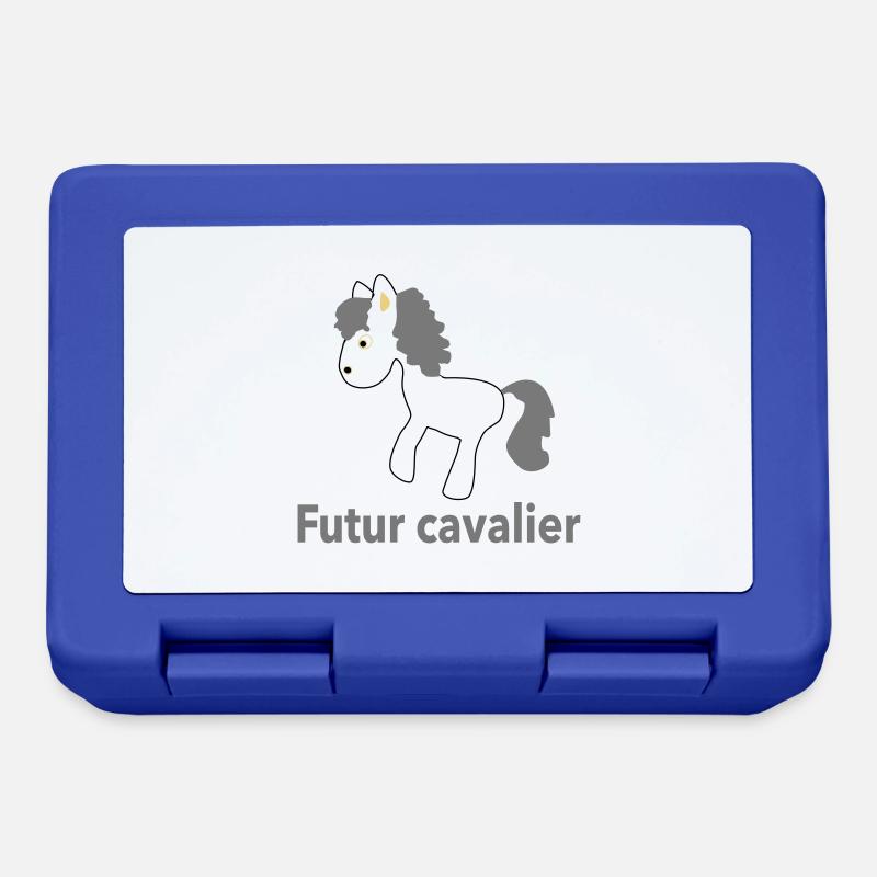 bb cavalier - Boîte à goûter - bleu royal