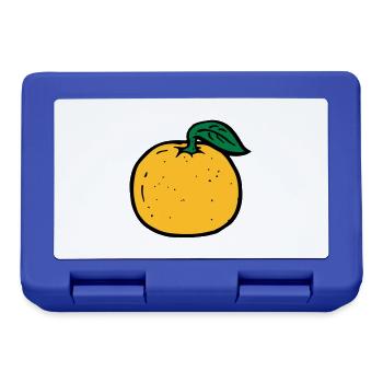 orange - Lunchbox - royal blue - Front