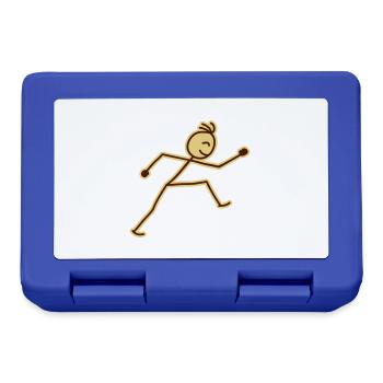 walking_stick_figure_2c - Lunchbox - royal blue - Front