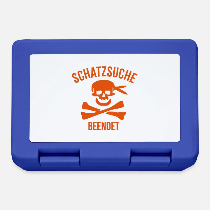 Completed treasure hunt - Lunchbox - royal blue