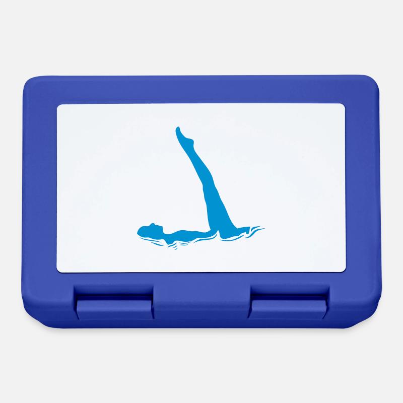 natation synchronise1 - Boîte à goûter - bleu royal