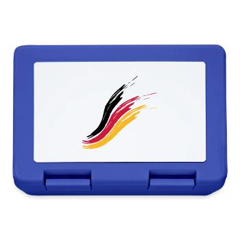 allemagne drapeau pays fier patrie allemand tri - Boîte à goûter - bleu royal - Devant