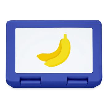 Banane - Brotdose - Royalblau - Vorne