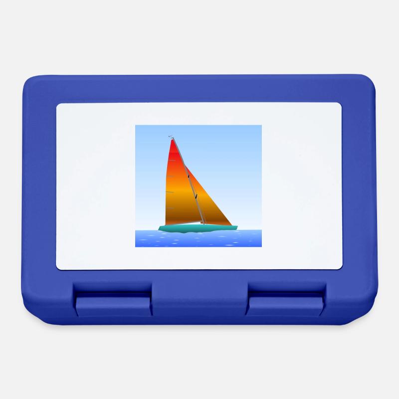 Sailing ship - Lunchbox - royal blue