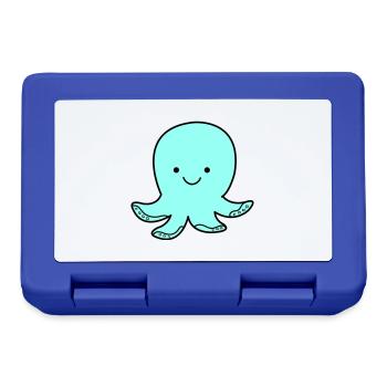 oktopus smile - Brotdose - Royalblau - Vorne
