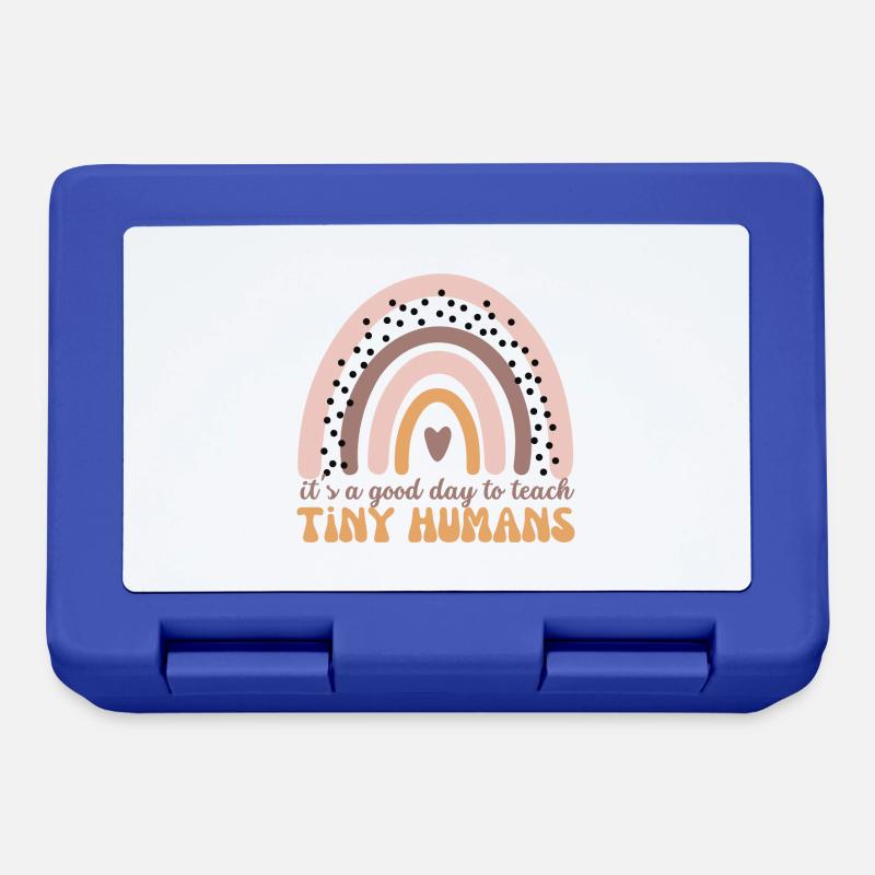Its A Good Day To Teach Tiny Humans - Lunchbox - royal blue