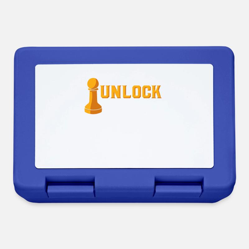 Unlock Your Potential Chess Board Chess Player - Brotdose - Royalblau