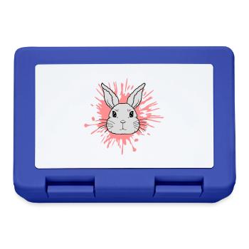 Splashes of color drops rabbit splash - Lunchbox - royal blue - Front