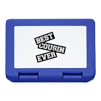 best cousin ever Zitat - Brotdose - Royalblau - Vorne