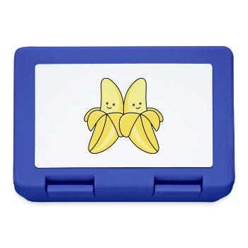 Bande dessinée Bananes - Boîte à goûter - bleu royal - Devant