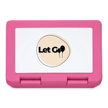 Let Go - Lunchbox - pink - Front