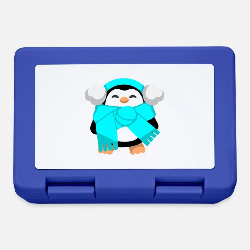 Pinguin - Brotdose - Royalblau