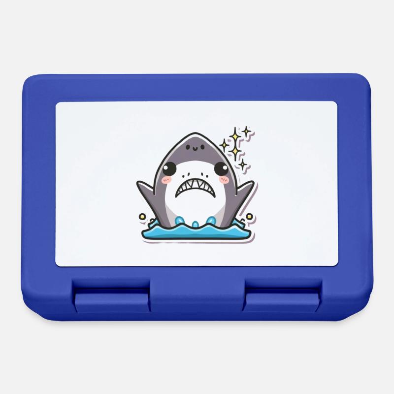 Shark Lover - Lunchbox - royal blue