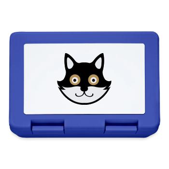 cat - Brotdose - Royalblau - Vorne