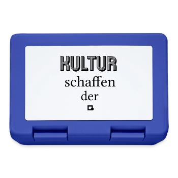 Cultural Worker - Lunchbox - royal blue - Front