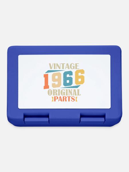 Monat 1966. 1966 Geburtstagsgeschenk. 58 Jahre alt Birt - Brotdose - Royalblau
