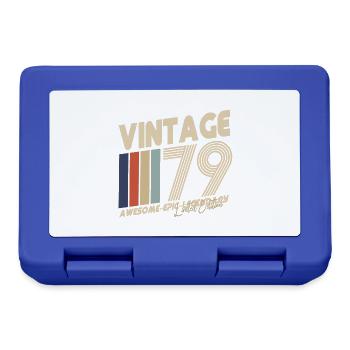 1979 - Lunchbox - royal blue - Front