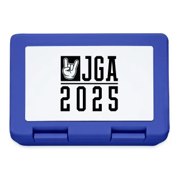 Jga 2025 Junggesellenabschied Party - Brotdose - Royalblau - Vorne