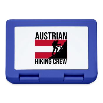 Austrian Hiking Crew Wander-Shirt - Brotdose - Royalblau - Vorne