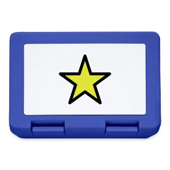 star outline 2c - Boîte à goûter - bleu royal - Devant