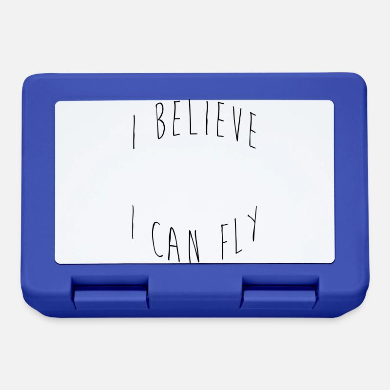 I believe I can fly - Boîte à goûter - bleu royal