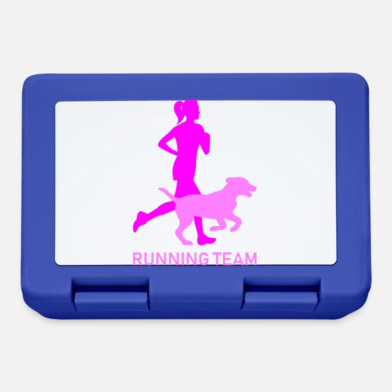 Running team - Brotdose - Royalblau