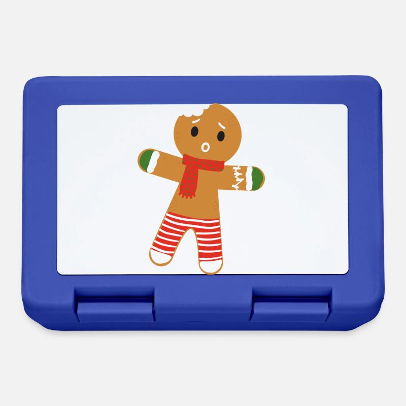 Christmas Biscuit - Boîte à goûter - bleu royal