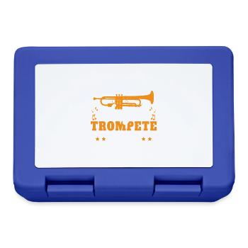 Mir Reichts Ich Geh Trumpet spielen - Brotdose - Royalblau - Vorne